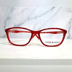 New RED Rx'able Eyeglass Frame, women full rim glasses, cat eye petite HC30